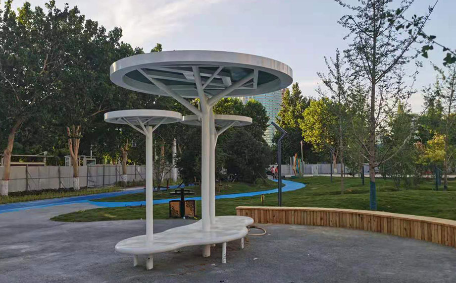 景觀燈，口袋公園
